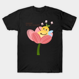 Singing In The Flowers, Cute Pear T-Shirt